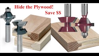 Make Hardwood Edge Banding Fast and Easy Hide Plywood save  and improve your woodworking [upl. by Christianson]