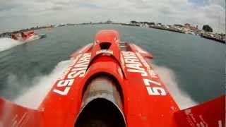 57 FormulaboatscomJarvis 2012 DYC APBA Gold Cup Heat 1C [upl. by Ylatan]