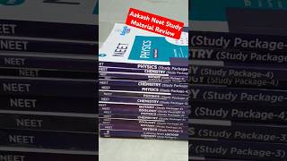 Aakash Neet 202526 study material review  Aakash Neet Module unboxing neet doctor medico [upl. by Llertac]