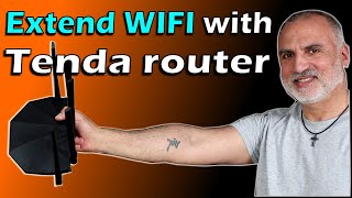 How to convert a Tenda router into a WIFI Wireless Extender Client  AP mode [upl. by Aket3]