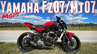 Yamaha FZ07MT07 Mods and Walk Around [upl. by Hna]