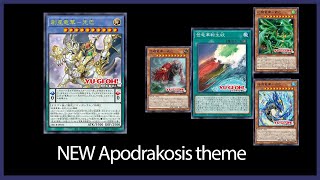 Apodrakosis theme from crossover breakers looks fantastic 1 card combo yugioh [upl. by Eedolem]