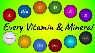 Every Vitamin amp Mineral the Body Needs Micronutrients Explained [upl. by Nissensohn206]