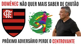 Domènec quer menos lançamentos e mais toque de bola no Flamengo AtléticoGO perde centroavante [upl. by Odeen]