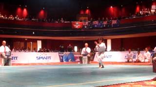 2012 ISKF WORLD 抜塞小 BASSAI SHO 13Senior WM Kata [upl. by Anitnerolf906]