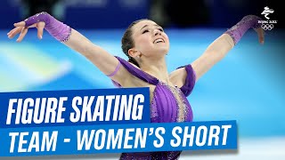 Figure Skating  Team Event  Womens Short Program  Full Replay  Beijing2022 [upl. by Chrysler]