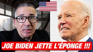 Cest OFFICIEL  Joe Biden abandonne la course à la présidence des ÉtatsUnis [upl. by Lsiel]