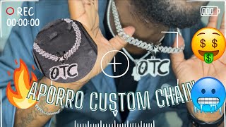 MY CUSTOM APORRO CHAIN REVIEW🥶🥶🥶 [upl. by Airetas360]