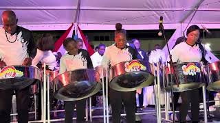 Katzenjammers Steel Orchestras Exhilarating How Ah Livin Performance at 2025 Panorama Launch [upl. by Namra]