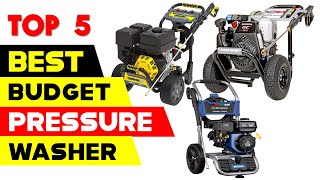 Top 5 Best Budget Pressure Washers Reviews in 2024 [upl. by Natty684]