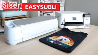 Siser  EASYSUBLI  Sublimación en prendas de color y algodón Cricut Epson F170 [upl. by Koser392]