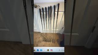 MY NEW USED MACGREGOR IRONS WITH NEW GRIPS [upl. by Nguyen]