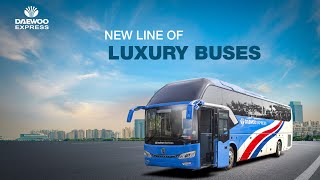 The New Daewoo Express Buses Enjoy Wonderful Travel Experience [upl. by Ttekcirc221]