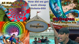 Imagica Water Park Khopoli  Aqua Magica  All RidesSlides  Best Offer Tickets Price  Full Tour [upl. by Nylsirk]