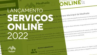 Lançamento Serviços Online  Mealhada [upl. by Atteynek]