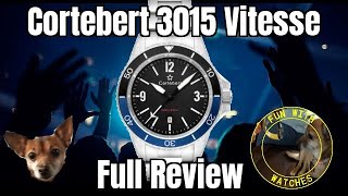 Cortebert 3015 Vitesse Quartz Dive Style Watch Review [upl. by Stanway]