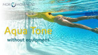 Aqua Tone  Pool Workout without equipment 2024 [upl. by Atnoek]