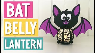 Cricut DIY Bat Belly Lantern  FREE SVG 🦇 [upl. by Merwyn]