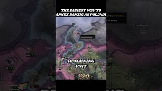 The Easiest Way To Annex Danzig As Poland hoi4 heartsofiron4 [upl. by Ohcirej20]