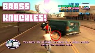 Brass Knuckles  Vigilante Levels 112  GTA Vice City [upl. by Notnirb]