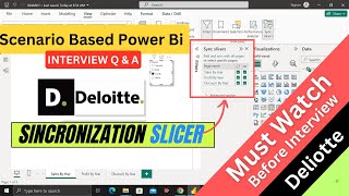 Deloitte ScenarioBased Power BI Interview Q amp A  Based On🔄Synchronization Slicer [upl. by Notlrak408]