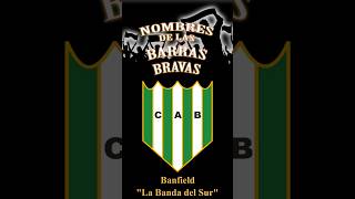 Nombres de las barras bravas Banfield  La Banda del Sur [upl. by Anahs754]