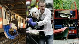 London 77 attacks How the day unfolded montage  BBC News [upl. by Llenor]