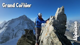 Alpinisme  Grand Cornier 3961 m  arête SudOuest [upl. by Aynik]