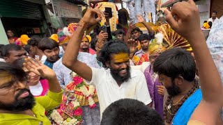 Bigg Boss Pallavi Prashanth Dance with Bhole Shavali At Golconda Srikanth Chary Bonalu 2024 [upl. by Bradlee]