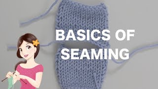 How to Sew Knit Pieces Together Horizontally amp Vertically  Absolute Beginners Guide [upl. by Powers]