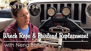 Winch Rope and Fairlead Replacement [upl. by Covell549]