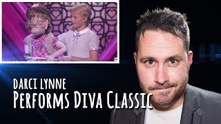 Darci Lynne Young Ventriloquist Performs Diva Classic  REACTION [upl. by Etsirhc684]