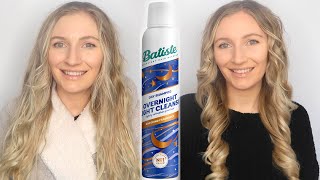 BATISTE OVERNIGHT LIGHT CLEANSE DRY SHAMPOO REVIEW  CLEANS HAIR OVERNIGHT  OVERNIGHT DRY SHAMPOO [upl. by Nossaj]