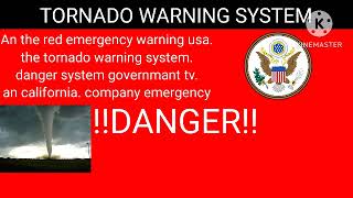 EAS Alarm USA Alt 03 Alert System Tornado [upl. by Stephi]