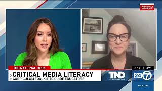 Critical Media Literacy Toolkit to Guide Educators  Erika Sanzi The National Desk 122923 [upl. by Dud]