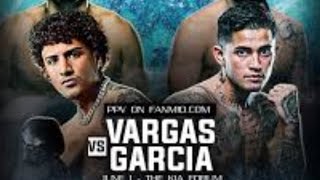 AMADO VARGAS vs SEAN GARCIA LIVE COMMENTARY [upl. by Leunam781]