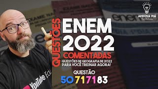 Enem 2022 Geografia  Questão 50 Prova Azul [upl. by Phaedra]