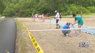 Prep work for the 22nd Presque Isle Triathlon underway [upl. by O'Hara]