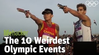 The 10 Weirdest Olympic Events [upl. by Akahs]