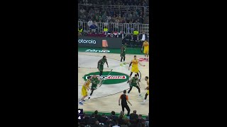 Mathias Lessorts Incredible Block from behind  Spectacular Basketball Highlights [upl. by Coward330]