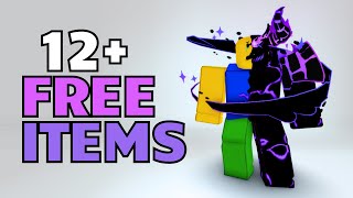 OMG 12 FREE ROBLOX ITEMS 😱 NEW ITEMS 2024 [upl. by Oiragelo]