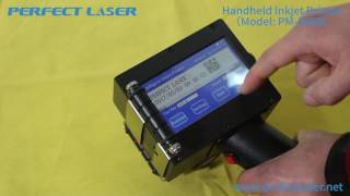 Portable Handheld Inkjet Printer Code Printing Machine [upl. by Abbotson615]