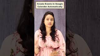 How To Add Google Calendar Events From Google Sheets Automatically shorts googlecalendar sheets [upl. by Nnalatsyrc]