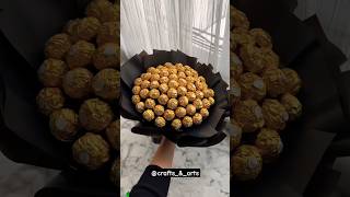 Ferrero rocher flower bouquet bouquet ferrero chocolate shorts [upl. by Ilime753]