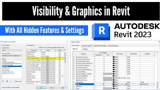 Visibility and graphics complete settings  Revit Tutorial [upl. by Areit]