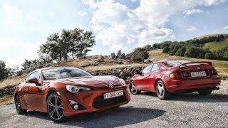 Toyota GT86 prova test drive vs Toyota Celica GT Four [upl. by Evars551]