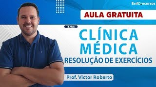 AULA GRATUITA  Clínica Médica em Exercícios para Concursos de Enfermagem  Prof Victor Roberto [upl. by Attenauqa]