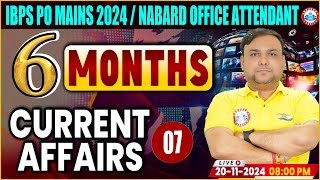 NABARD Office Attendant 2024  IBPS PO Mains  Best 200 Last 6 Months Current Affairs by Piyush Sir [upl. by Niela]