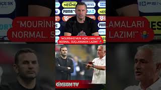 💥 Okan Buruk “Jose Mourinho’nun bu açıklamaları yapması normal…” galatasaray [upl. by Alliuqaj]