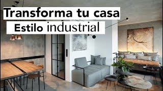 ✅Casa INFONAVIT estilo INDUSTRIAL Ideas para DECORACIÓN 🔨😱 [upl. by Catharine]